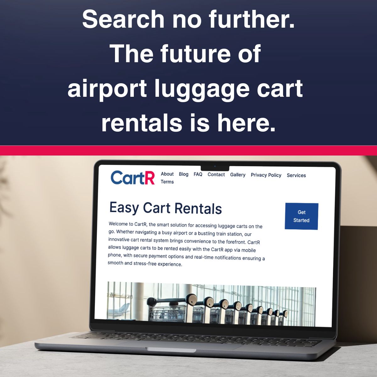 CartR: The Future of Cashless Luggage&nbsp;Carts