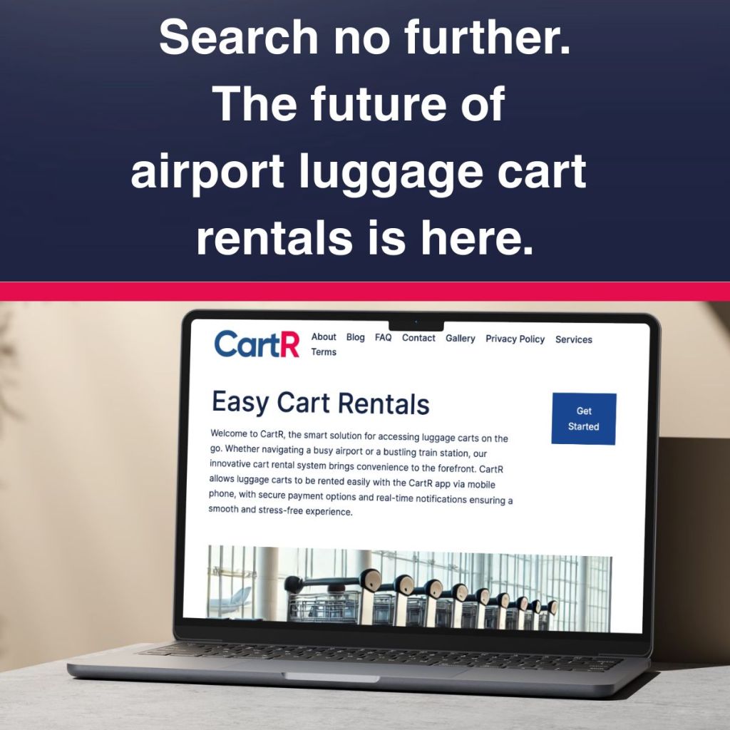 Smarter Carts. Smoother Travel. The Future of Luggage Cart Rentals Starts Now.