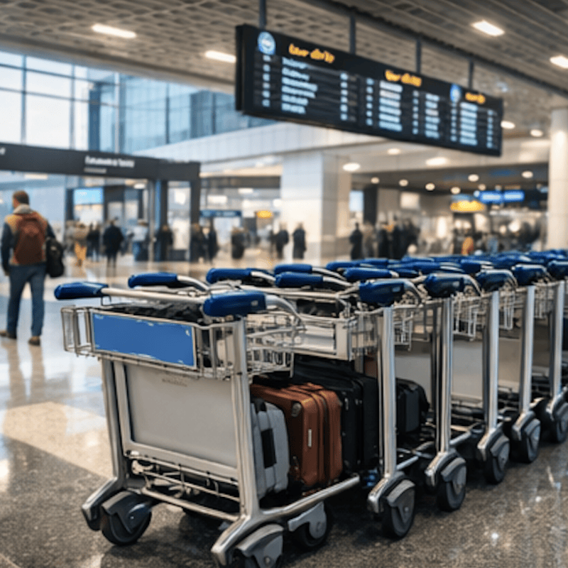 Why Airports Are Moving Away From Coin-Operated&nbsp;Trolleys